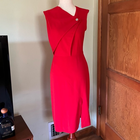 Jason Wu Dresses & Skirts - Jason Wu Collective Red Sheath Dress sz 0
